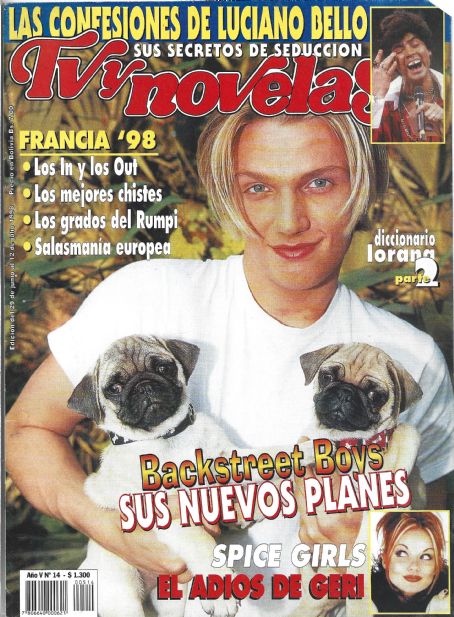 Nick Carter - TV Y Novelas Magazine Cover [Chile] (29 June 1998)