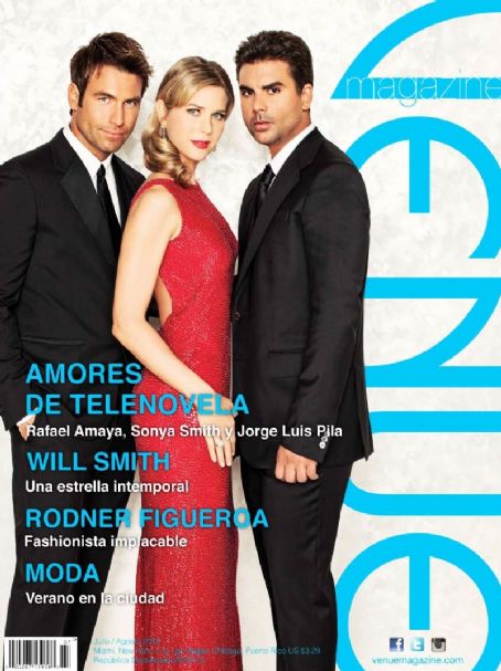 Jorge Luis Pila, Rafael Amaya, Sonya Smith - Venue Magazine Cover [United States] (July 2012)