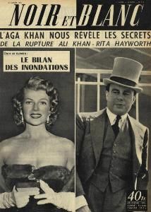 Aly Khan Noir et Blanc Magazine France 31 January 1955