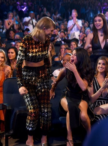 Selena Gomez in the audience at the 2015 MTV Video Music Awards at Microsoft Theater on August 30, 2015 in Los Angeles, California