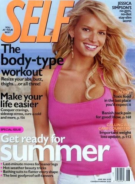 Jessica Simpson - Self Magazine [United States] (June 2004) - FamousFix.com  post