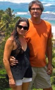 Silvia Conde and Eddy Guzman