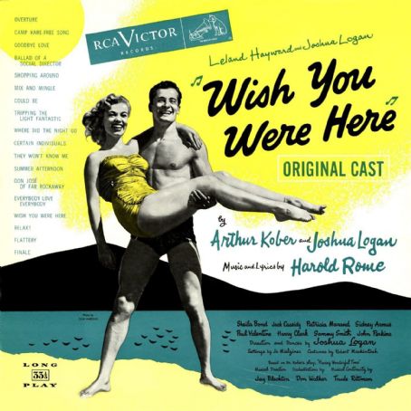 Wish You Were Here 1952 Broadway Production Starring Jack Cassidy