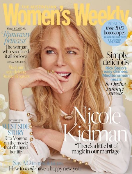 Nicole Kidman, Women's Weekly Magazine January 2022 Cover Photo - Australia