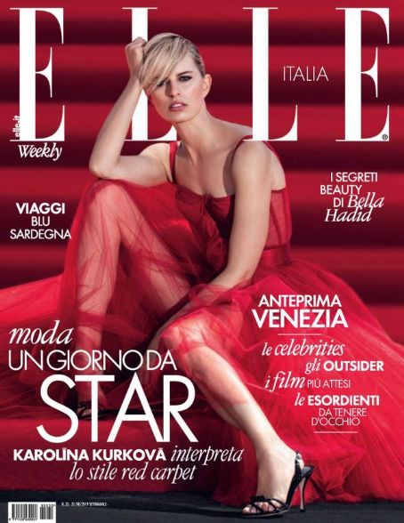 Karolina Kurkova - Elle Magazine Cover [Italy] (31 August 2019)
