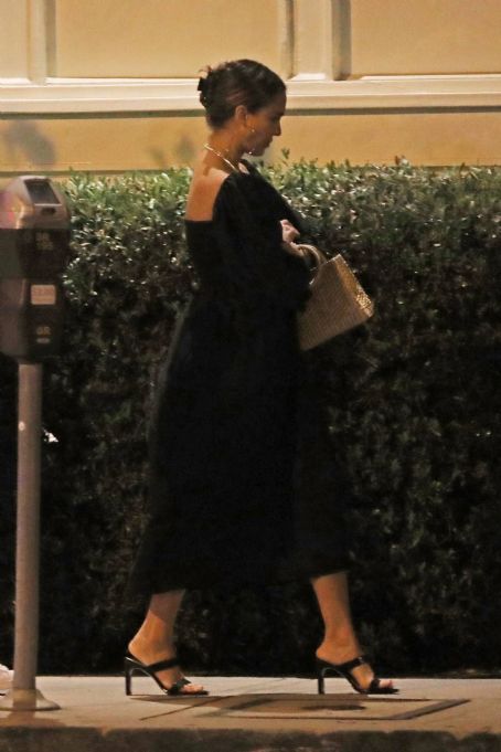 Jessica Alba – Pictured leaving A.O.C. restaurant in Los Angeles