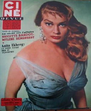 Anita Ekberg - Cine Revue Magazine [France] (24 January 1958)