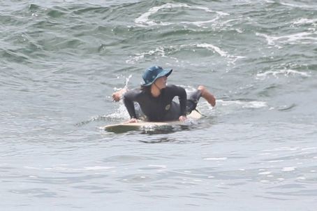 Leighton Meesteer – On a surf session in Malibu