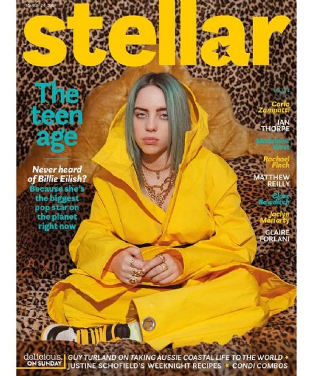 Billie Eilish O'Connell, Stellar Magazine 24 March 2019 Cover Photo