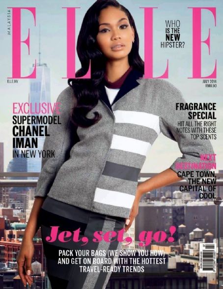 Chanel Iman - Elle Magazine Cover [Malaysia] (July 2014)