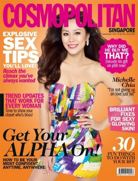 Cosmopolitan Magazine September 2011 Cover Photo - Singapore