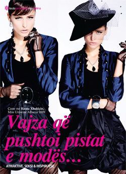 Hasna Xhukici TEUTA Magazine Pictorial August 2010