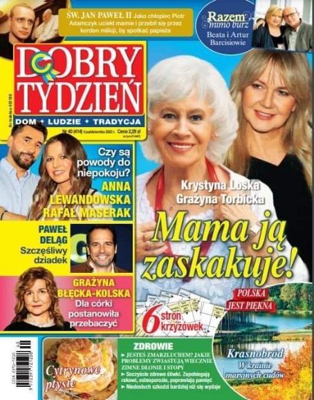 Grazyna Torbicka, Krystyna Loska, Dobry Tydzień Magazine 03 October ...