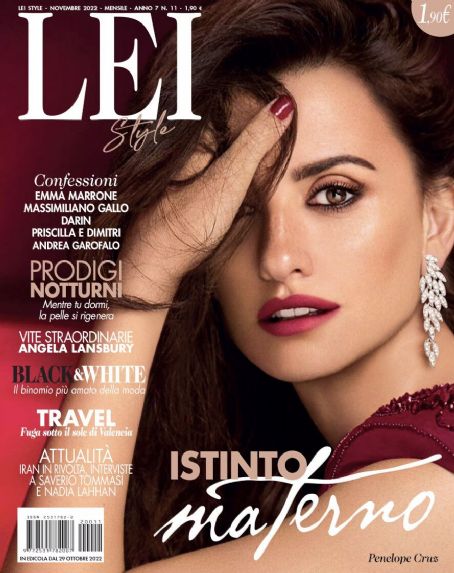 Penélope Cruz - Lei Style Magazine Cover [Italy] (November 2022)