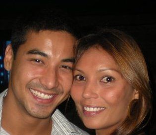 Akihiro Sato and Anaue Santos