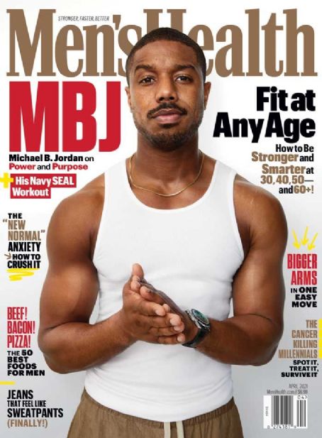 Michael B. Jordan - Men's Health Magazine Cover [United States] (April 2021)