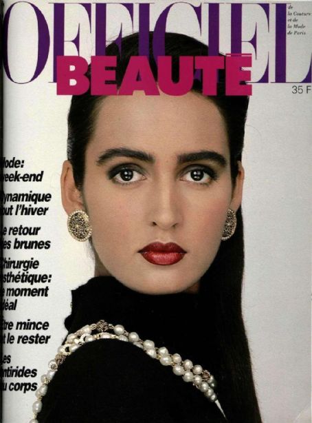 Gail Elliott, L'Officiel Magazine October 1986 Cover Photo - France