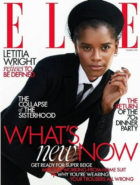 Letitia Wright - Elle Magazine Cover [United Kingdom] (November 2020)