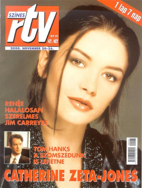 Catherine Zeta-Jones - Szines Rtv Magazine Cover [Hungary] (20 November 2000)