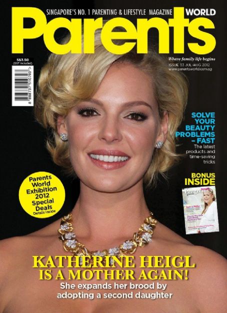 Katherine Heigl - Parents World Magazine Cover [Singapore] (August 2012)