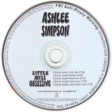 Little Miss Obsessive - Ashlee Simpson