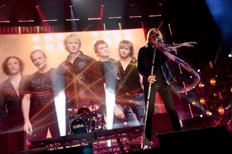 Def Leppard performs at the 2019 Rock & Roll Hall Of Fame Induction Ceremony - Show at Barclays Center on March 29, 2019 in New York City