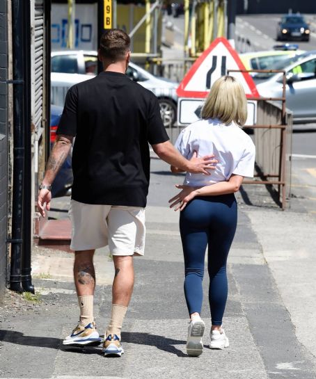 Jorgie Porter – Leave a photo shoot for his new clothing brand Transpire in Manchester