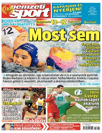 Nemzeti Sport - Nemzeti Sport Magazine Cover [Hungary] (1 August 2013)