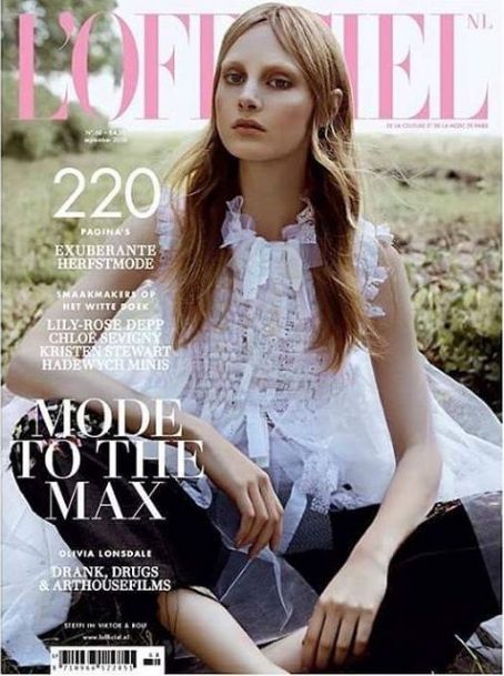 Steffi Soede, L'Officiel Magazine September 2016 Cover Photo - Netherlands