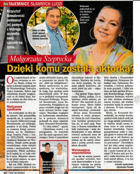Malgorzata Szeptycka - Zycie na goraco Magazine Pictorial [Poland] (9 January 2025)