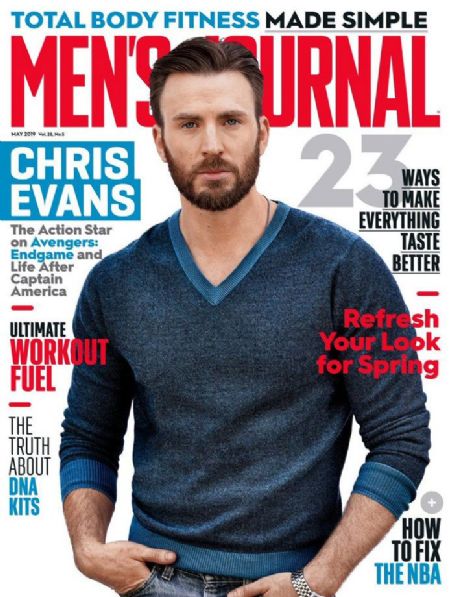 Chris Evans - Men's Journal Magazine Cover [United States] (May 2019)