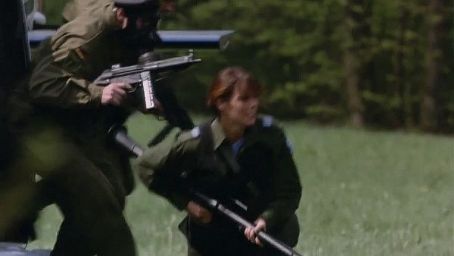 Alexandra Paul as Sabrina Carver in Death Train and Nightwatch
