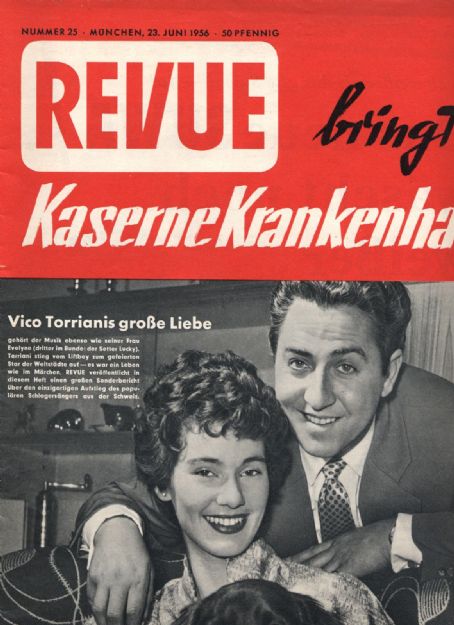 Vico Torriani - Revue Magazine Cover [Germany] (23 June 1956)