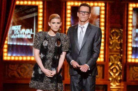 Kate Mara and Kevin Bacon At The 68th Annual Tony Awards (2014)