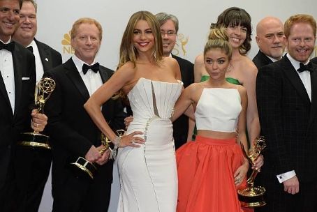 'Modern Family Cast' - The 66th Primetime Emmy Awards - Press Room