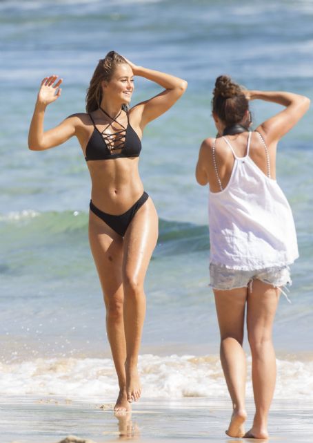 Stephanie Claire Smith Bikini at a Beach in Sydney November 2016