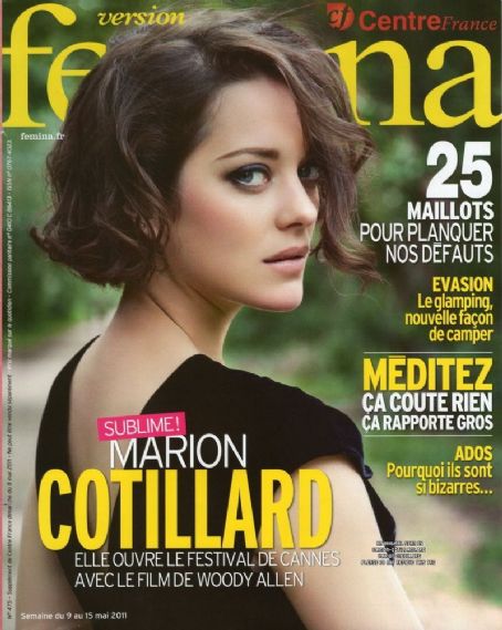 Marion Cotillard - Femina Magazine Cover [France] (8 May 2011)