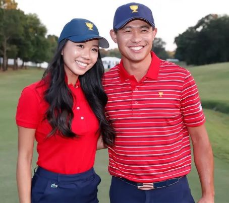 Collin Morikawa and Katherine Zhu