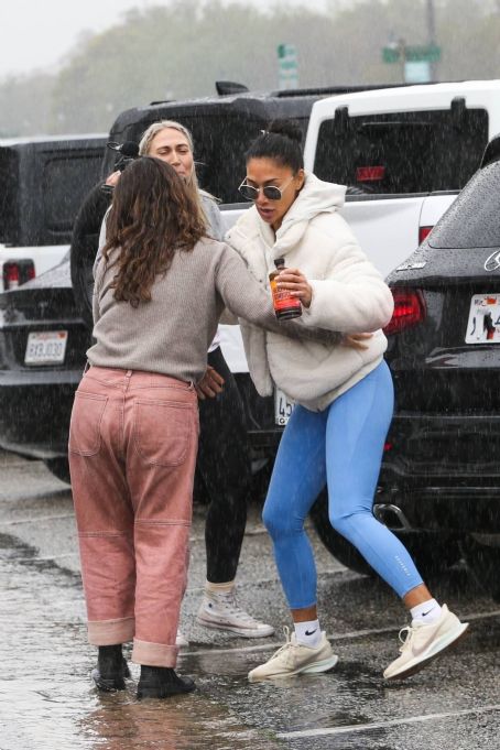 Nicole Scherzinger – With Thom Evans seen while visiting Nicole’s stylist in Beverly Hills