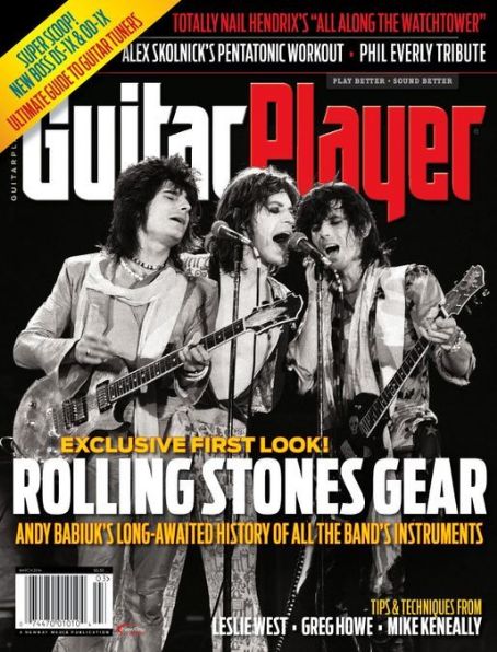 Mick Jagger - Guitar Player Magazine Cover [United States] (March 2014)