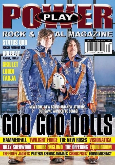 Goo Goo Dolls - Power Play Magazine Cover [United Kingdom] (August 2019)