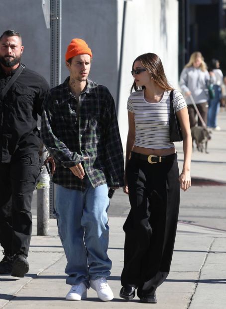 Hailey Bieber – Pictured at White Shark in West Hollywood