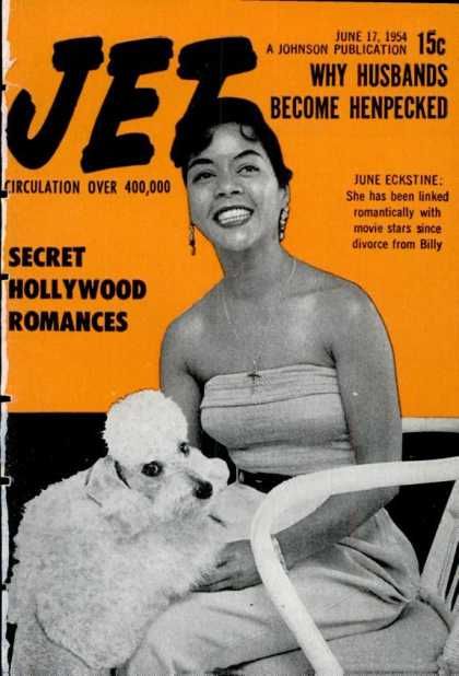 June Eckstine, Jet Magazine 17 June 1954 Cover Photo - United States