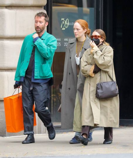 Mary-Kate Olsen – Was spotted shopping on Madison ave in New York