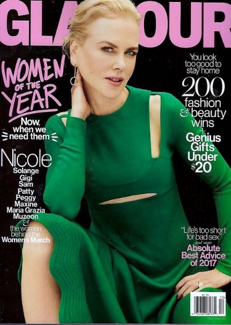 Gigi Hadid, Glamour Magazine December 2017 Cover Photo - United States
