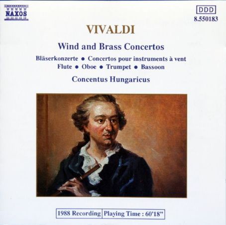 Antonio Vivaldi - Wind & Brass Concertos Discography, Track List, Lyrics