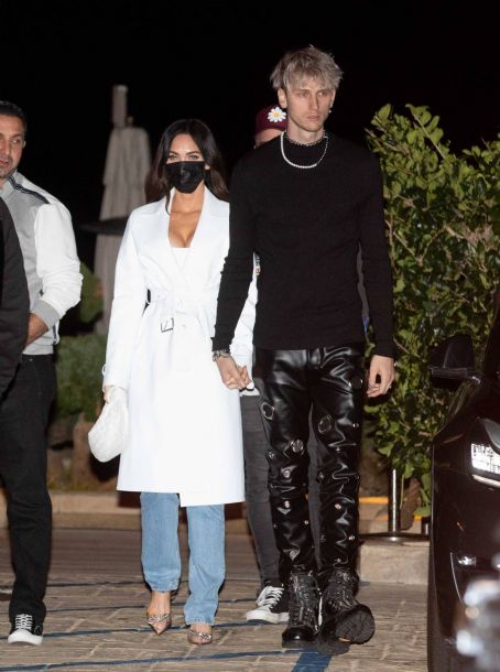 Megan Fox – Seen at Nobu Malibu Picture - Photo of Machine Gun Kelly