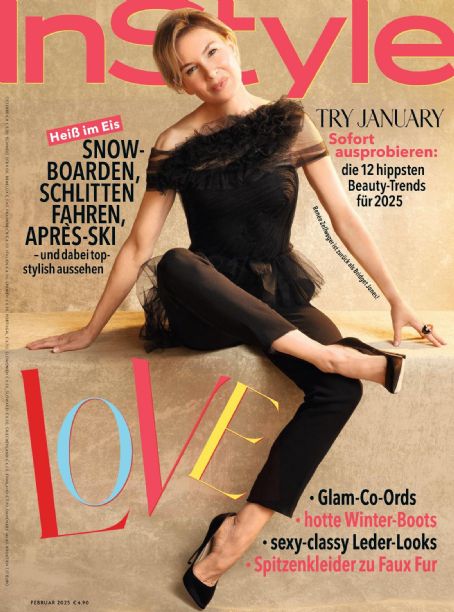 Renée Zellweger - InStyle Magazine Cover [Germany] (February 2025)