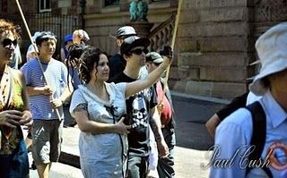 Adrienne and Billie Joe Armstrong Australia