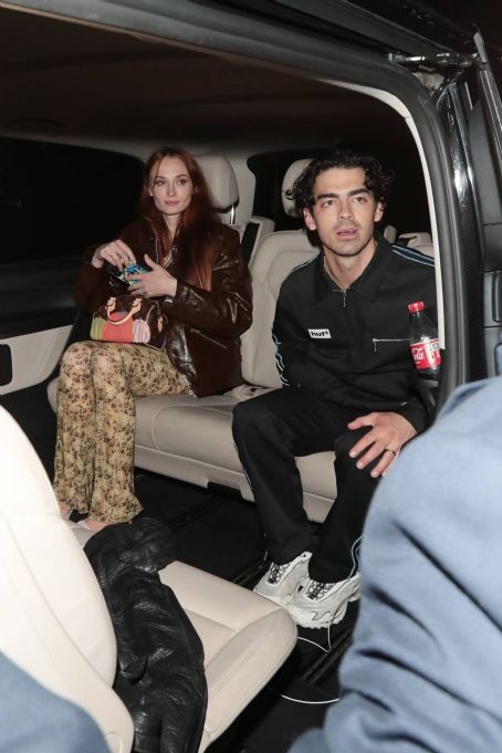 Sophie Turner – With Joe Jonas party til the late hours in London